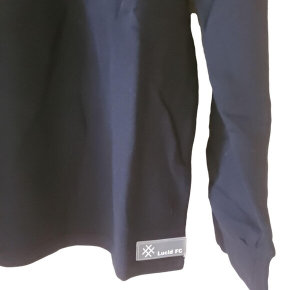 Lucid FC Black & White Long Sleeve Shirt With Graphic Logo XL - Picture 4 of 5